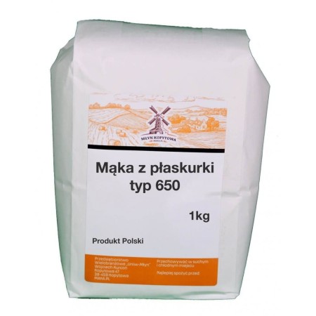 Mąka z płaskurki typ 650
