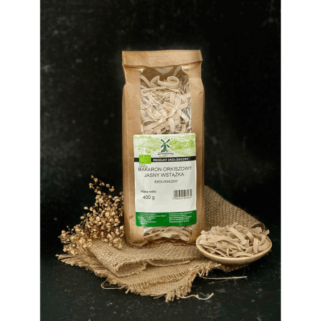 BIO Makaron orkiszowy jasny wstążka EKOLOGICZNY