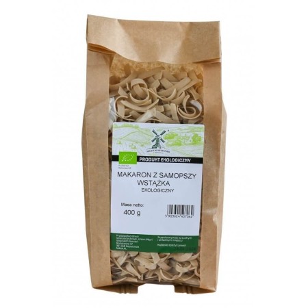 BIO Makaron z samopszy jasny wstążka EKOLOGICZNY