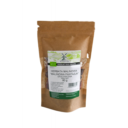 BIO Herbata malinowa „Malinowa fantazja” EKOLOGICZNA 80g