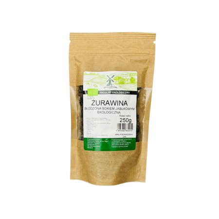 BIO Żurawina słodzona sokiem jabłkowym EKOLOGICZNA