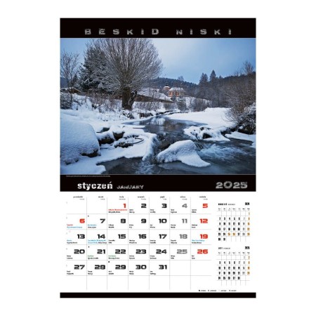 Kalendarz Beskid Niski 2025