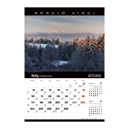 Kalendarz Beskid Niski 2025