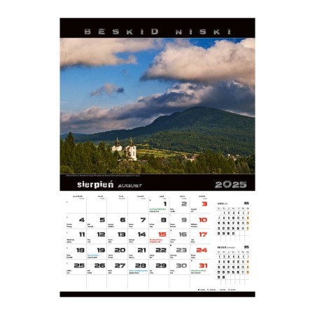 Kalendarz Beskid Niski 2025