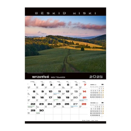 Kalendarz Beskid Niski 2025