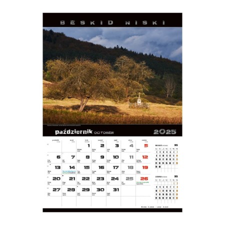 Kalendarz Beskid Niski 2025