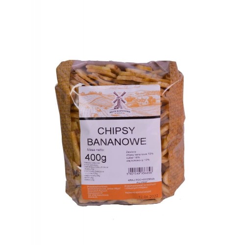 Przejdź do produktu Chipsy bananowe 400g