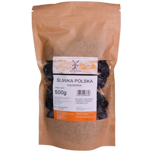 Przejdź do produktu Śliwka Polska węgierka suszona (dymiona) 500g