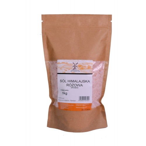 Przejdź do produktu Sól himalajska różowa drobna 1kg