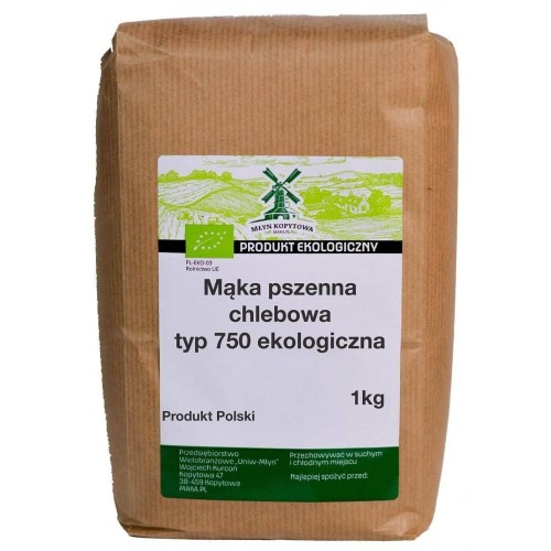 Przejdź do produktu BIO Mąka pszenna typ 750 chlebowa EKOLOGICZNA