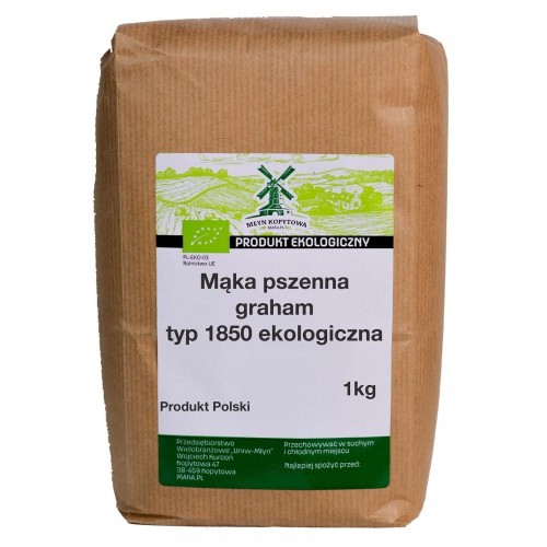 Przejdź do produktu BIO Mąka pszenna graham typ 1850 EKOLOGICZNA