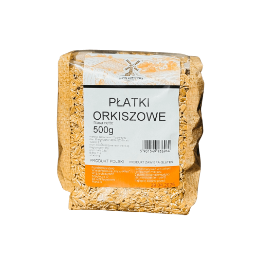 Przejdź do produktu Płatki orkiszowe 500g