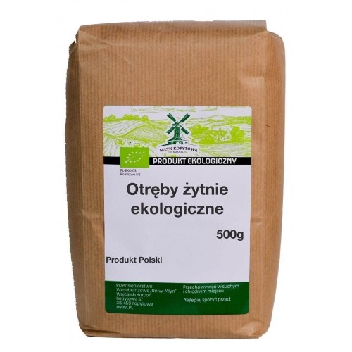 Przejdź do produktu BIO Otręby żytnie EKOLOGICZNE 500g