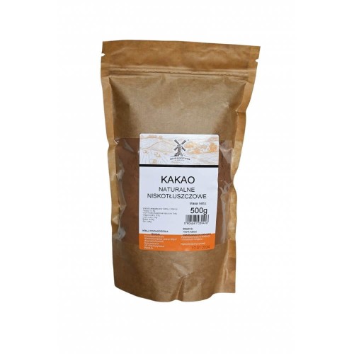 Przejdź do produktu Kakao naturalne niskotłuszowe 500g
