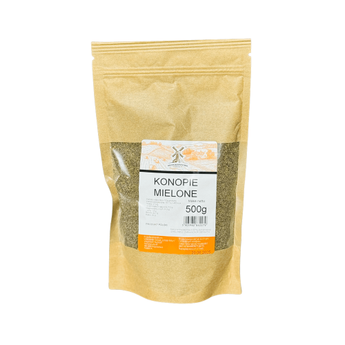 Przejdź do produktu Mielone nasiona konopi 500g