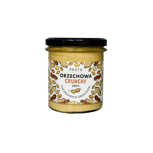 Przejdź do produktu Pasta orzechowa (arachidowa) Crunchy 300 g