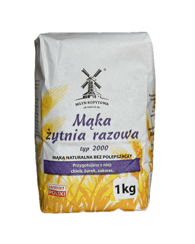 Przejdź do produktu Mąka żytnia razowa typ 2000