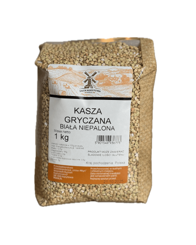 Przejdź do produktu Kasza gryczana biała niepalona 1kg