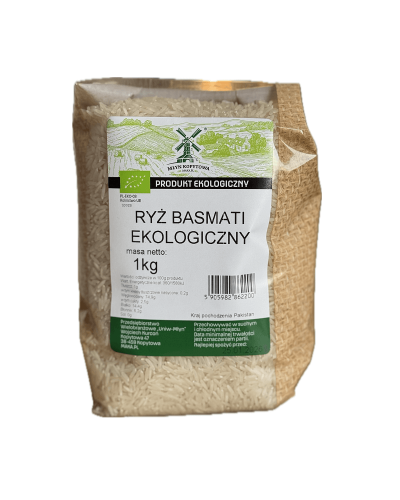 Przejdź do produktu BIO Ryż Basmati EKOLOGICZNY 1kg