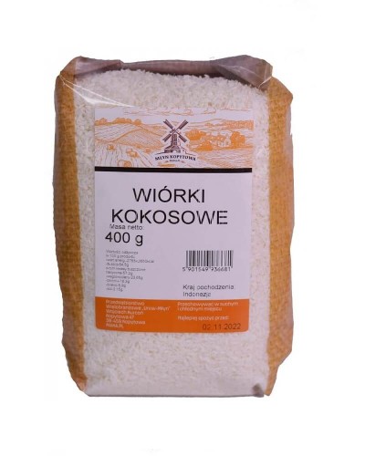 Przejdź do produktu Wiórki kokosowe 400g