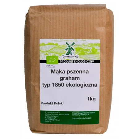 BIO Mąka pszenna graham typ 1850 EKOLOGICZNA