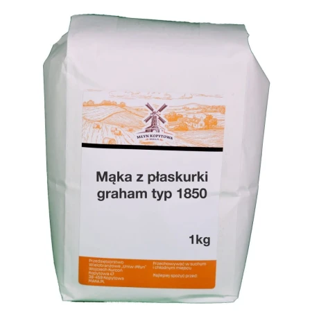 Mąka z płaskurki graham typ 1850