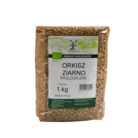 BIO Orkisz ziarno EKOLOGICZNE