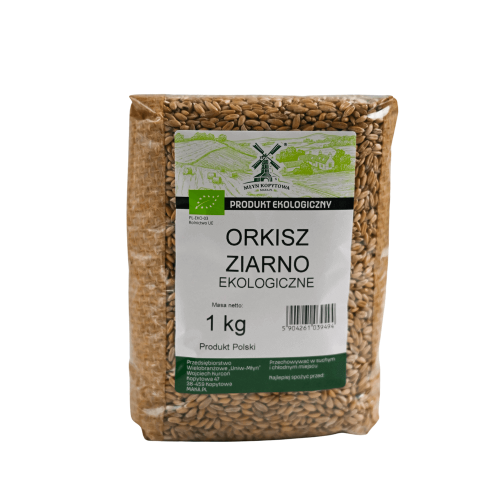 Przejdź do produktu BIO Orkisz ziarno EKOLOGICZNE 1kg
