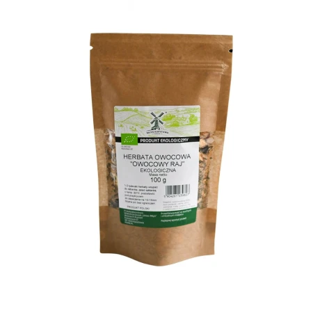 BIO Herbata owocowa "Owocowy Raj" EKOLOGICZNA 100g