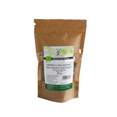 BIO Herbata malinowa „Malinowa fantazja” EKOLOGICZNA 80g