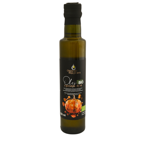 Przejdź do produktu BIO Olej z pestek dyni EKOLOGICZNY 250ml