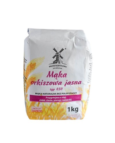 Przejdź do produktu Mąka orkiszowa jasna typ 650