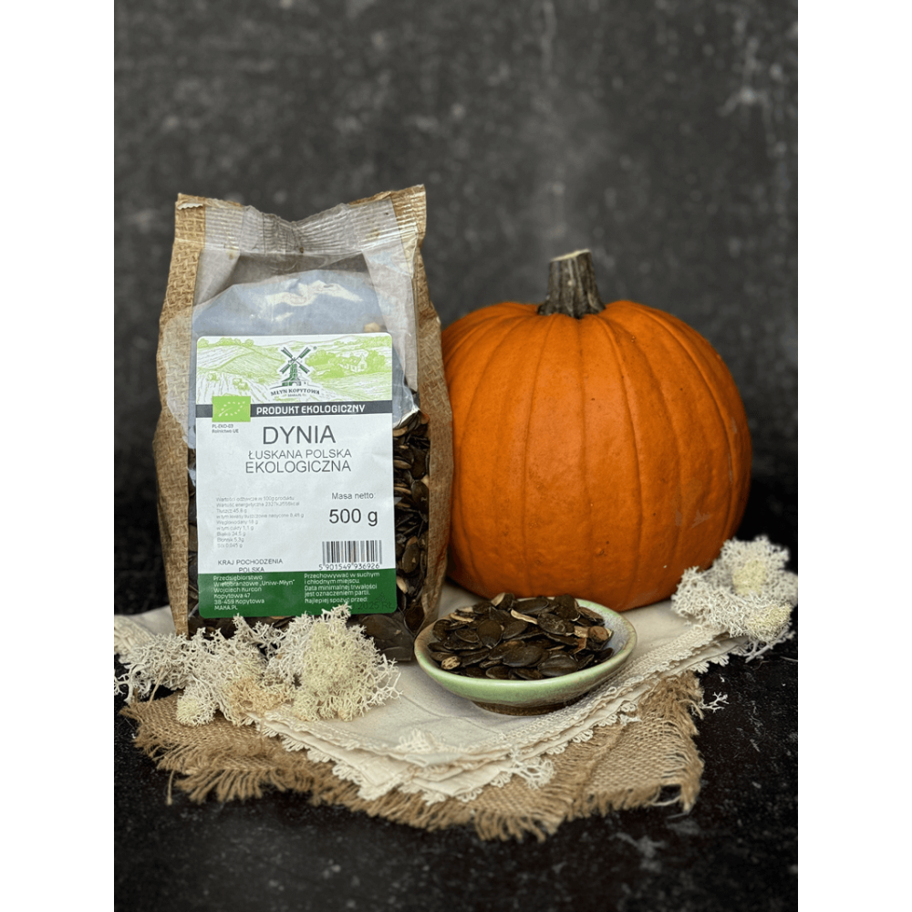 BIO Pestki dyni łuskane EKOLOGICZNE