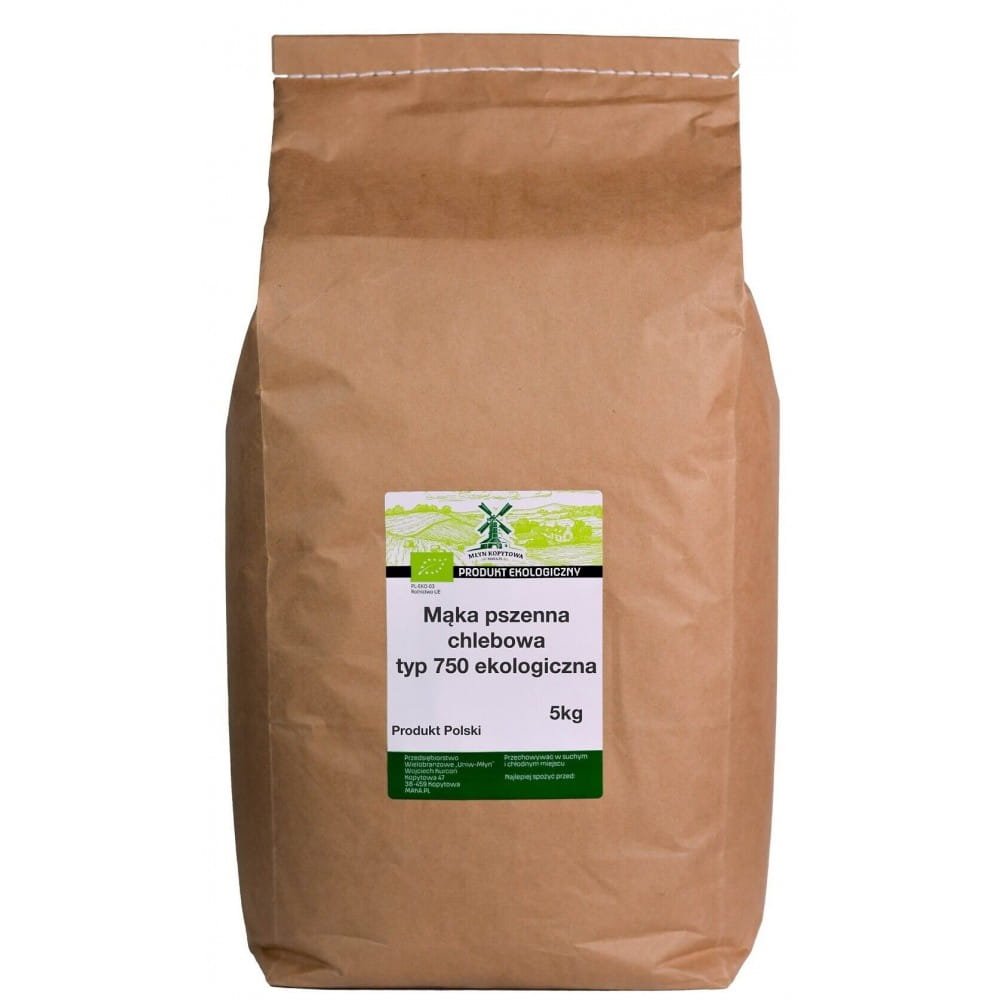 BIO Mąka pszenna typ 750 chlebowa EKOLOGICZNA
