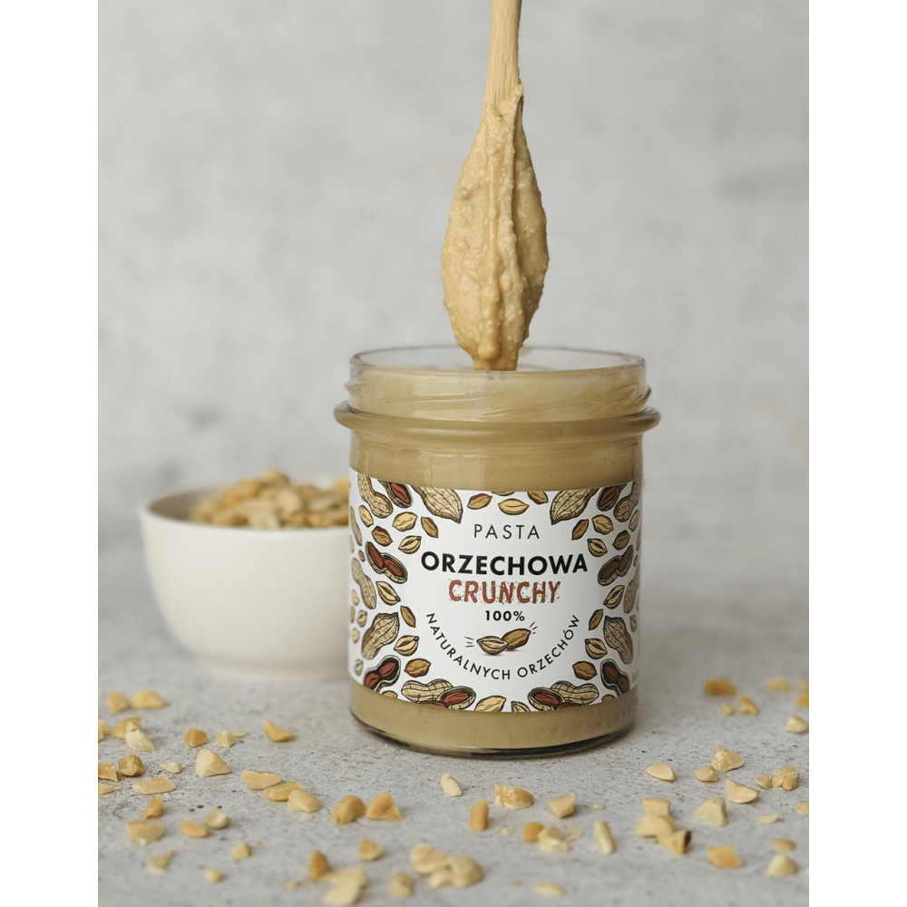 Pasta orzechowa (arachidowa) Crunchy 300 g